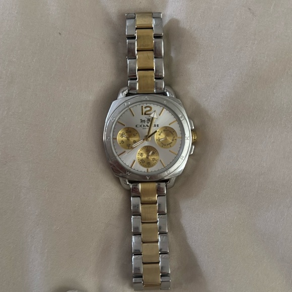 Authentic Coach two tone watch - Picture 1 of 2